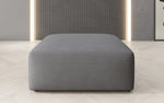 Lade das Bild in den Galerie-Viewer, Gemütlicher 80cm Snug Stoff-Pouf: Vielseitiger Hocker, Fußstütze & Beistelltisch