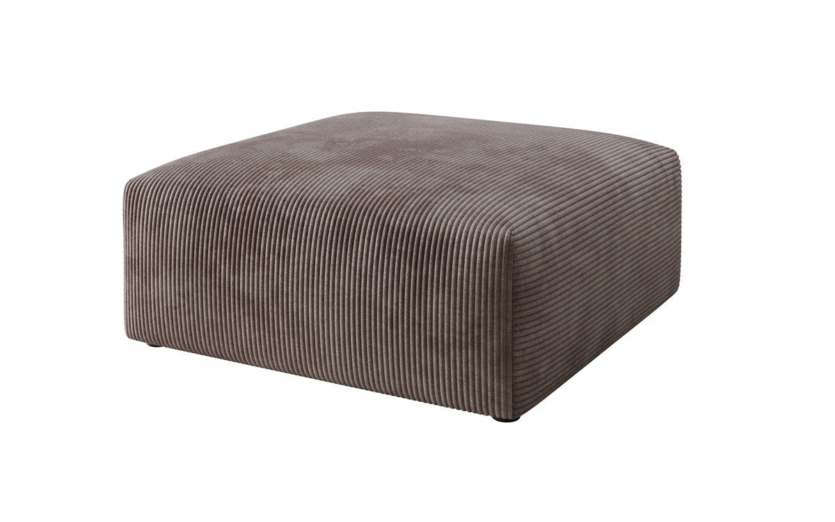 Snug Cord Beistellhocker: Gemütlicher, Stilvoller 80cm Sitzpouf für Modernes Wohnen