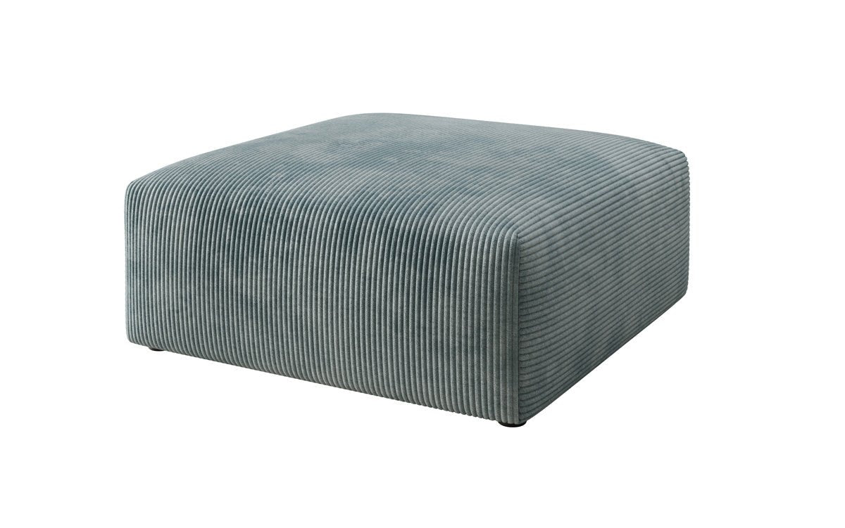 Snug Cord Beistellhocker: Gemütlicher, Stilvoller 80cm Sitzpouf für Modernes Wohnen