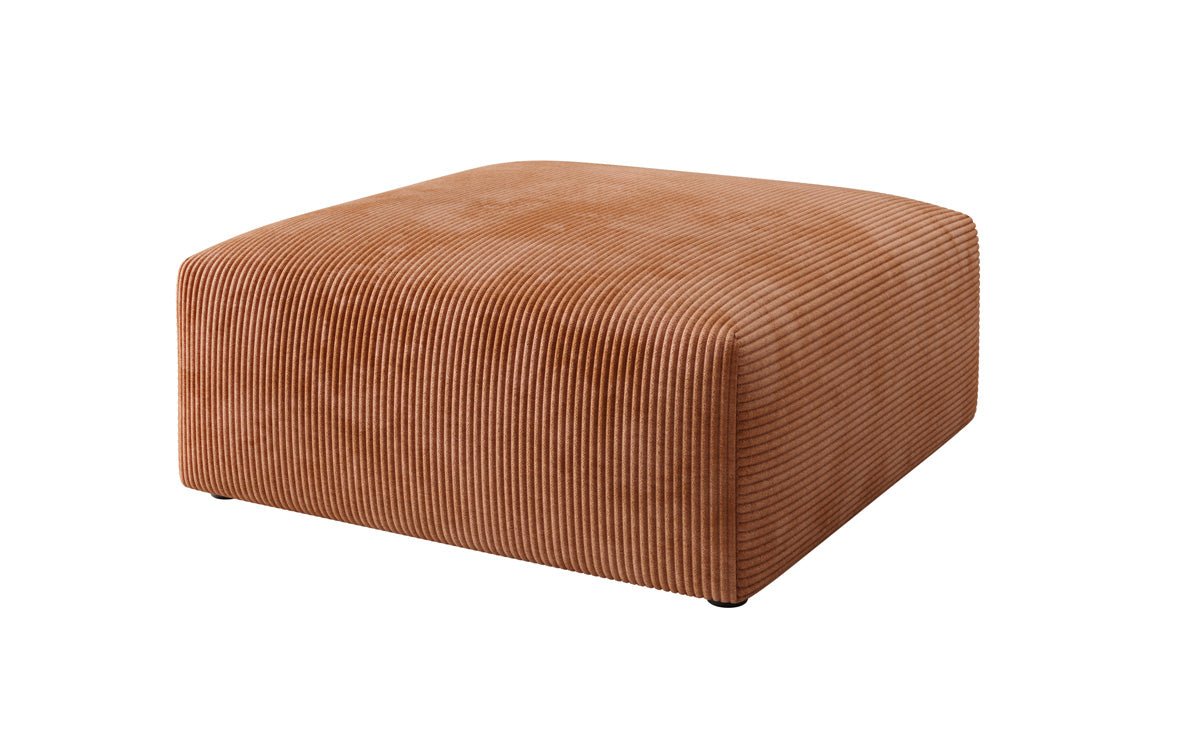 Snug Cord Beistellhocker: Gemütlicher, Stilvoller 80cm Sitzpouf für Modernes Wohnen