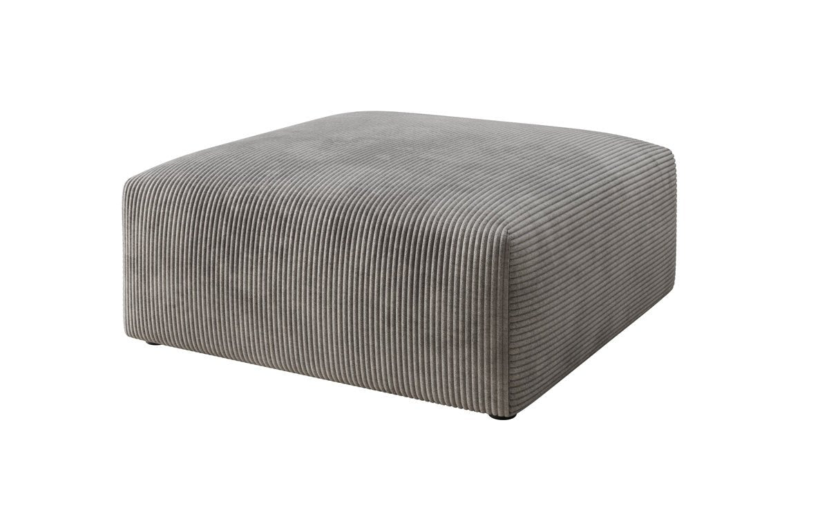 Snug Cord Beistellhocker: Gemütlicher, Stilvoller 80cm Sitzpouf für Modernes Wohnen