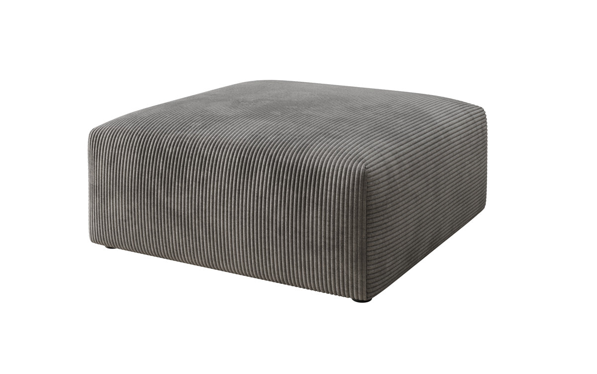 Snug Cord Beistellhocker: Gemütlicher, Stilvoller 80cm Sitzpouf für Modernes Wohnen