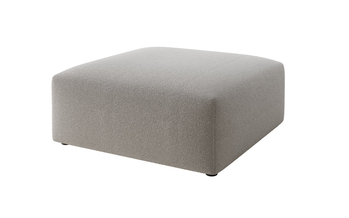 Eleganter 80cm Bouclé Beistellhocker: Gemütlicher, Moderner Sitzpouf für Stilvolles Wohnen