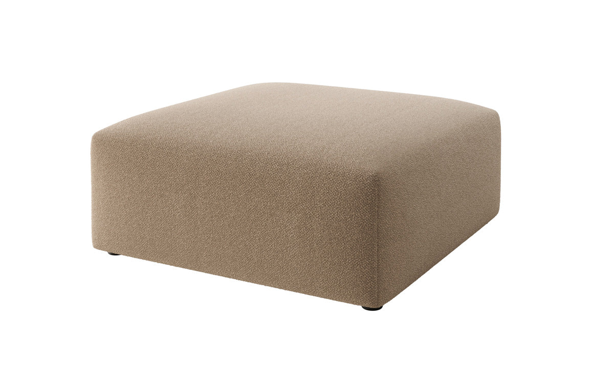 Eleganter 80cm Bouclé Beistellhocker: Gemütlicher, Moderner Sitzpouf für Stilvolles Wohnen