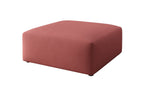 Lade das Bild in den Galerie-Viewer, Gemütlicher 80cm Snug Stoff-Pouf: Vielseitiger Hocker, Fußstütze & Beistelltisch