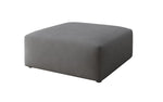 Lade das Bild in den Galerie-Viewer, Gemütlicher 80cm Snug Stoff-Pouf: Vielseitiger Hocker, Fußstütze & Beistelltisch