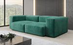 Lade das Bild in den Galerie-Viewer, Luxuriöses Snug 2-Sitzer Samtsofa: Modernes Design, Ultrakomfortabel für Ihr Wohnzimmer