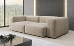 Lade das Bild in den Galerie-Viewer, Luxuriöses Snug 2-Sitzer Samtsofa: Modernes Design, Ultrakomfortabel für Ihr Wohnzimmer
