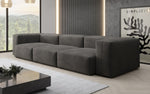 Lade das Bild in den Galerie-Viewer, Luxuriöses Designer 3-Sitzer Samtsofa Snug – Komfortables Wohnzimmer Sofa mit Stil