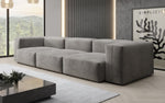 Lade das Bild in den Galerie-Viewer, Luxuriöses Designer 3-Sitzer Samtsofa Snug – Komfortables Wohnzimmer Sofa mit Stil