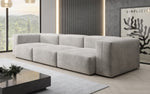 Lade das Bild in den Galerie-Viewer, Luxuriöses Designer 3-Sitzer Samtsofa Snug – Komfortables Wohnzimmer Sofa mit Stil