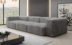 Lade das Bild in den Galerie-Viewer, Designer 3-Sitzer Cord Sofa Snug – Gemütliches, Modernes Luxus Wohnzimmer Sofa