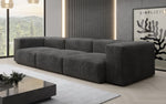 Lade das Bild in den Galerie-Viewer, Designer 3-Sitzer Cord Sofa Snug – Gemütliches, Modernes Luxus Wohnzimmer Sofa