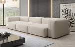 Lade das Bild in den Galerie-Viewer, Designer 3-Sitzer Sofa Snug: Luxuriöses Stoff-Sofa für modernes Wohnzimmer