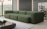 Lade das Bild in den Galerie-Viewer, Designer 3-Sitzer Sofa Snug: Luxuriöses Stoff-Sofa für modernes Wohnzimmer