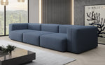 Lade das Bild in den Galerie-Viewer, Designer 3-Sitzer Sofa Snug: Luxuriöses Stoff-Sofa für modernes Wohnzimmer