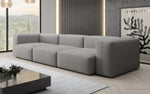 Lade das Bild in den Galerie-Viewer, Designer 3-Sitzer Sofa Snug: Luxuriöses Stoff-Sofa für modernes Wohnzimmer