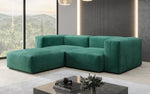 Lade das Bild in den Galerie-Viewer, Luxuriöses L-Sofa Snug Mini Samt: Modulares Ecksofa für ultimativen Komfort