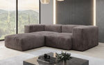 Lade das Bild in den Galerie-Viewer, Gemütliches Designer L-Sofa Snug Mini aus Cordstoff für modernes Wohnen