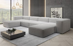 Lade das Bild in den Galerie-Viewer, Luxuriöses U-Form Bouclé Designer Sofa: Gemütlich, Modern, Groß für Ihr Wohnzimmer