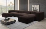 Lade das Bild in den Galerie-Viewer, Luxuriöses U-Form Bouclé Designer Sofa: Gemütlich, Modern, Groß für Ihr Wohnzimmer