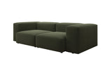 Lade das Bild in den Galerie-Viewer, Exklusives Designer 2-Sitzer Sofa Snug: Luxuriöser Bouclé-Stoff, Modern & Komfortabel