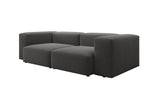 Lade das Bild in den Galerie-Viewer, Exklusives Designer 2-Sitzer Sofa Snug: Luxuriöser Bouclé-Stoff, Modern & Komfortabel