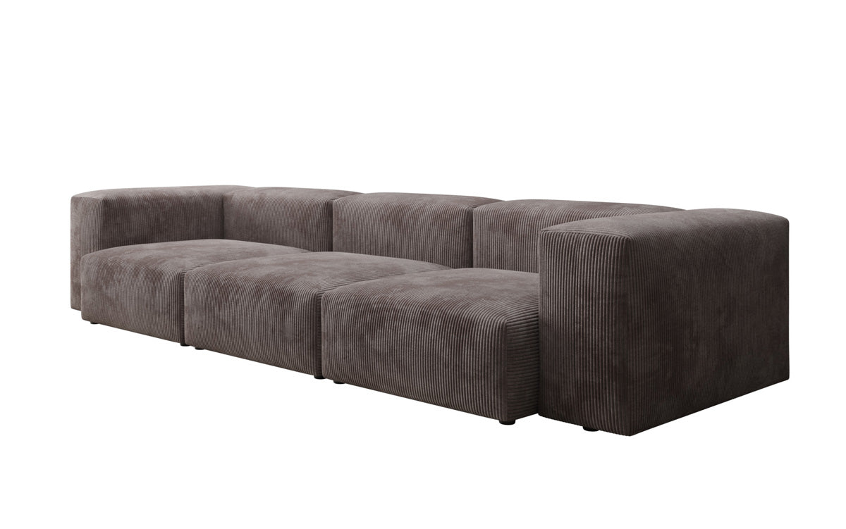 Gemütliches Designer 3-Sitzer Cordsofa Snug für modernes Wohnzimmer – Stilvoller Komfort