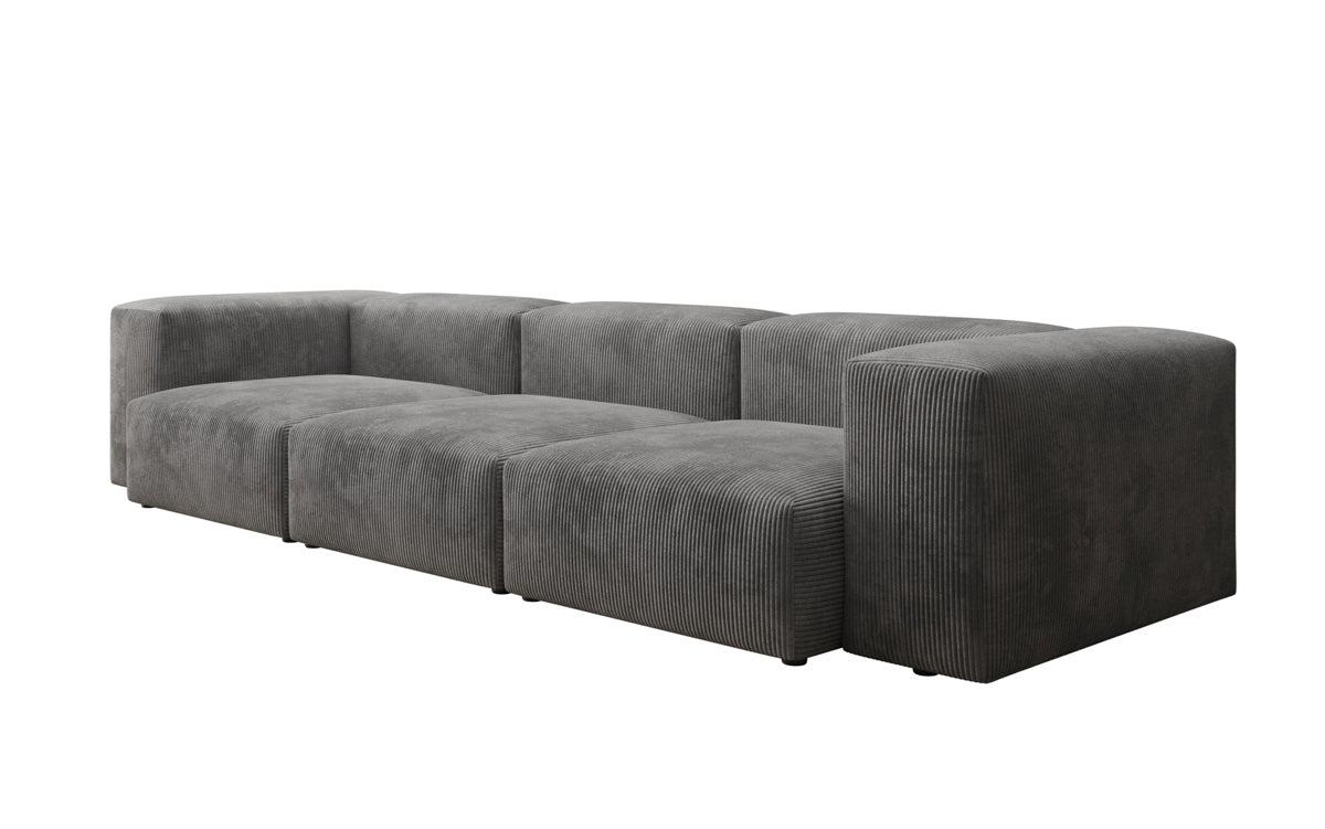 Gemütliches Designer 3-Sitzer Cordsofa Snug für modernes Wohnzimmer – Stilvoller Komfort