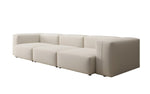 Lade das Bild in den Galerie-Viewer, Designer 3-Sitzer Sofa Snug: Luxuriöses Stoff-Sofa für modernes Wohnzimmer