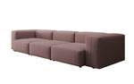 Lade das Bild in den Galerie-Viewer, Designer 3-Sitzer Sofa Snug: Luxuriöses Stoff-Sofa für modernes Wohnzimmer
