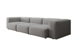 Lade das Bild in den Galerie-Viewer, Designer 3-Sitzer Sofa Snug: Luxuriöses Stoff-Sofa für modernes Wohnzimmer