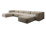 Lade das Bild in den Galerie-Viewer, Luxuriöses U-Sofa aus Samt 250 cm Großzügig Komfortabel Modern
