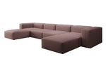 Lade das Bild in den Galerie-Viewer, Luxuriöses U-Sofa Snug, Modernes Design, Bequemer Stoffbezug, Viele Farben