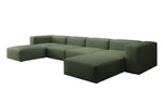 Lade das Bild in den Galerie-Viewer, Luxuriöses U-Sofa Snug, Modernes Design, Bequemer Stoffbezug, Viele Farben