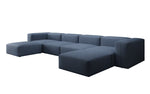 Lade das Bild in den Galerie-Viewer, Luxuriöses U-Sofa Snug, Modernes Design, Bequemer Stoffbezug, Viele Farben
