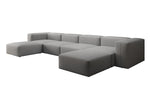 Lade das Bild in den Galerie-Viewer, Luxuriöses U-Sofa Snug, Modernes Design, Bequemer Stoffbezug, Viele Farben