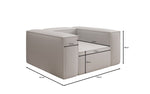 Lade das Bild in den Galerie-Viewer, Luxuriöser Lesley Bouclé Designer Sofa Sessel Gemütlich Modern Elegant Wohnzimmer