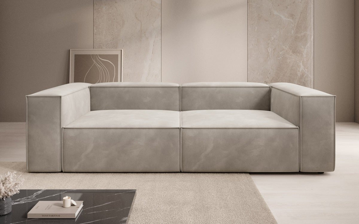 Luxuriöses Designer Samt Sofa Lesley 3-Sitzer – Eleganz trifft Komfort