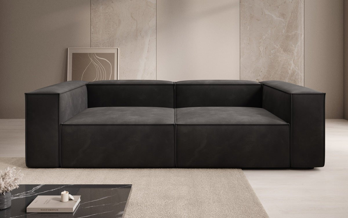 Luxuriöses Designer Samt Sofa Lesley 3-Sitzer – Eleganz trifft Komfort