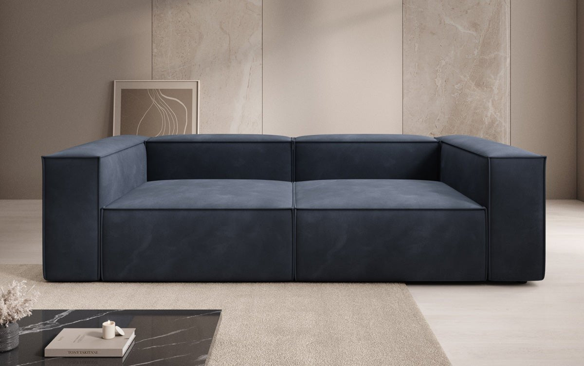 Luxuriöses Designer Samt Sofa Lesley 3-Sitzer – Eleganz trifft Komfort
