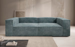 Lade das Bild in den Galerie-Viewer, Luxuriöses 3-Sitzer Cord Sofa Lesley: Modernes Design & Komfort