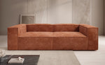 Lade das Bild in den Galerie-Viewer, Luxuriöses 3-Sitzer Cord Sofa Lesley: Modernes Design & Komfort