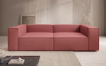 Lade das Bild in den Galerie-Viewer, Luxuriöses Designer Sofa Lesley 3-Sitzer: Modern, Komfortabel & Vielseitig in Stoff