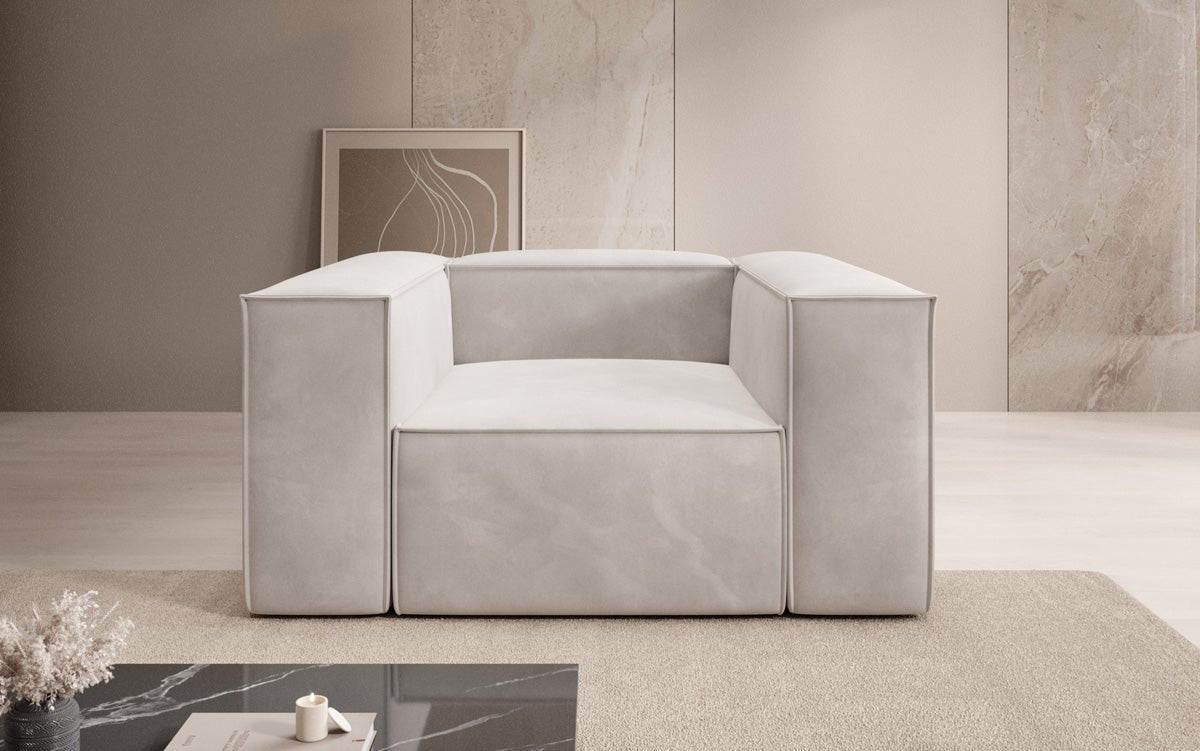 Eleganter Samt Designer Sofa Sessel Lesley – Luxuriöser Komfort für Ihr Zuhause