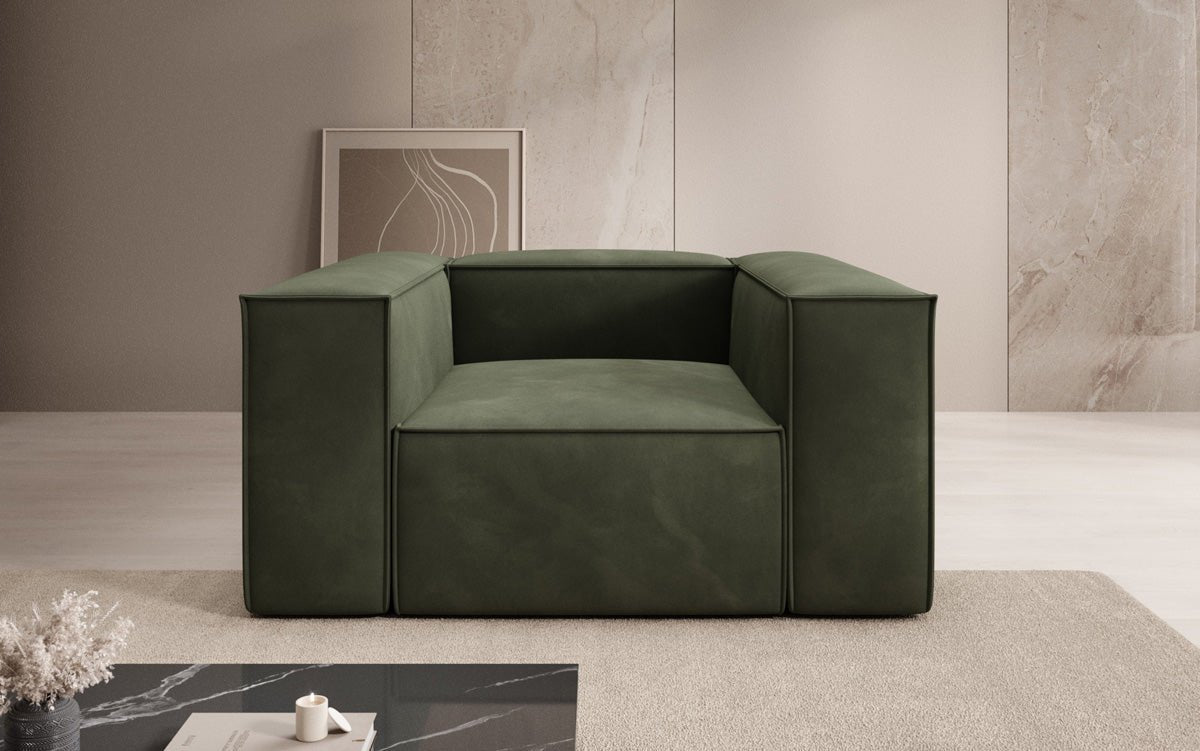 Luxuriöser Designer Samt Sofa-Sessel Lesley – Komfort, Stil & Eleganz für Ihr Zuhause