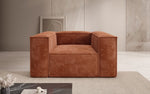 Lade das Bild in den Galerie-Viewer, Lesley Designer Cord Sofa: Modernes, Bequemes Wohnzimmer-Sofa mit Robuster Polsterung