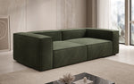 Lade das Bild in den Galerie-Viewer, Luxuriöses Designer Samt Sofa Lesley 3-Sitzer – Eleganz trifft Komfort