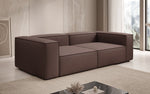 Lade das Bild in den Galerie-Viewer, Luxuriöses Designer Sofa Lesley 3-Sitzer: Modern, Komfortabel & Vielseitig in Stoff