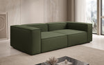 Lade das Bild in den Galerie-Viewer, Luxuriöses Designer Sofa Lesley 3-Sitzer: Modern, Komfortabel & Vielseitig in Stoff